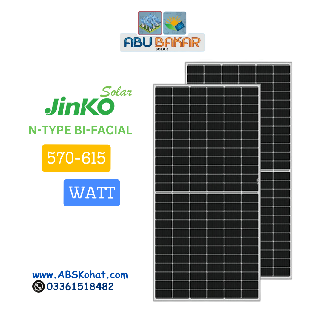 Jinko N Type Bi-Facial Series Solar Panels