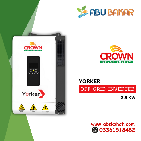 Crown Yorker Off-Grid Inverter – 3.6kW