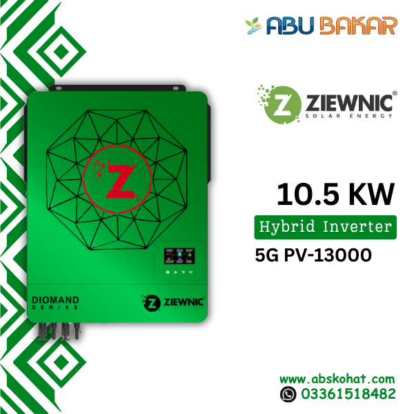 Ziewnic 10.5KW Hybrid Inverter – 5G PV-13000 (Diamond Series)