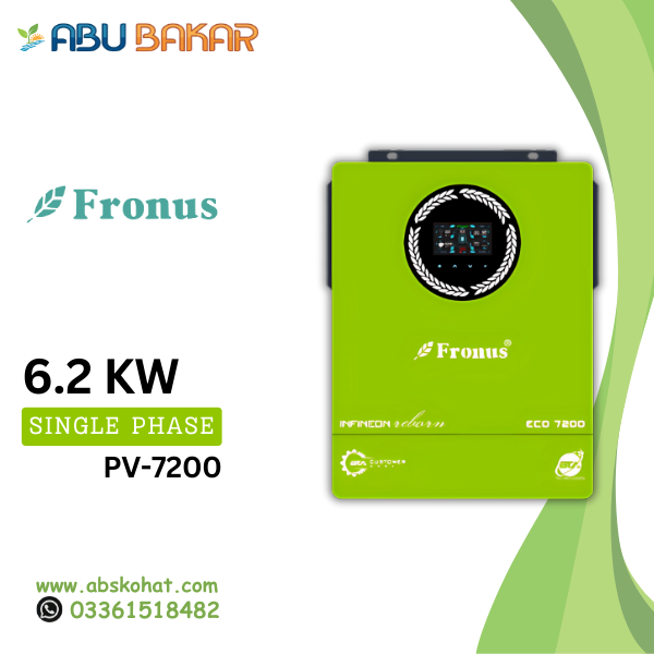 Fronus Single Phase 6.2 KW (PV 7200)