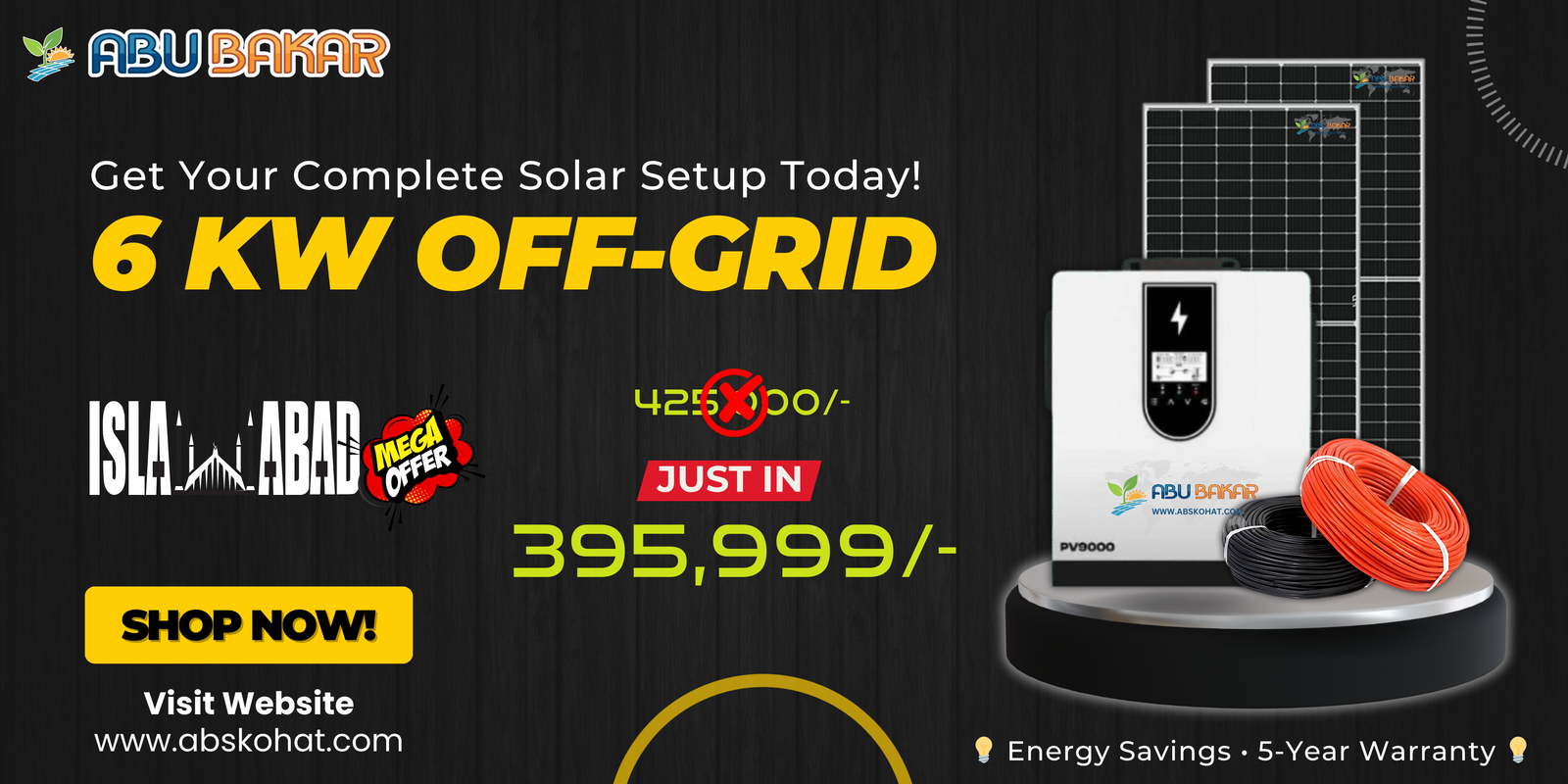 ABS Kohat complete solar setup deal