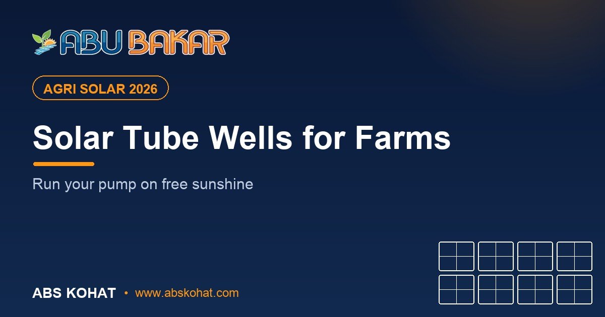 Solar System for Tube Wells & Farms in Pakistan (2026 Guide)